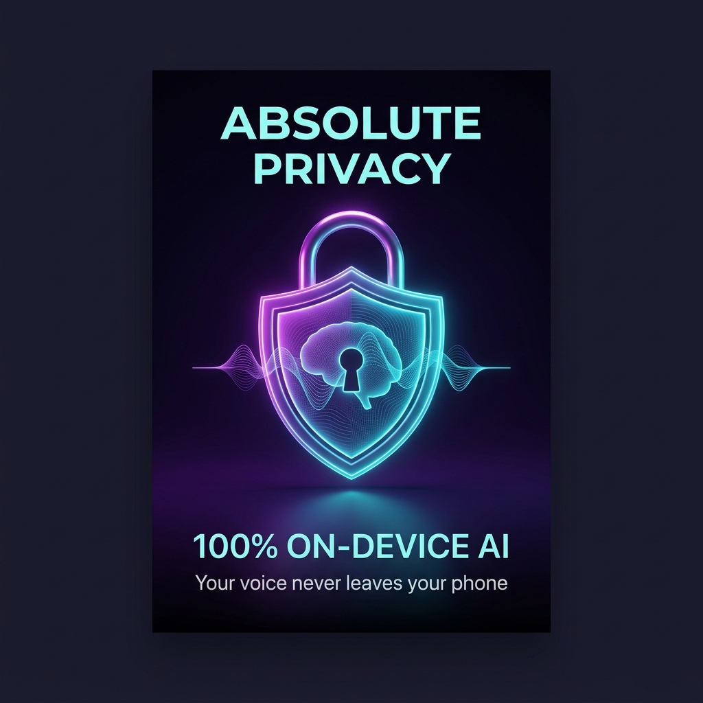 VoxFlow Privacy Poster